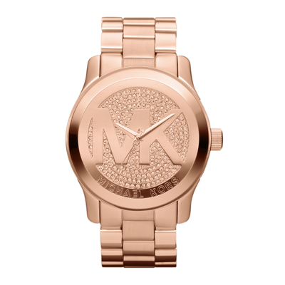 Product Γυναικείο Ρολόι Michael Kors Mk5661 (43mm) Μεταλλικό Μπρασελέ Ροζ base image