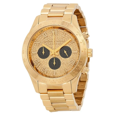 Product Γυναικείο Ρολόι Michael Kors Mk5830 (43mm) Μεταλλικό Μπρασελέ Χρυσό base image