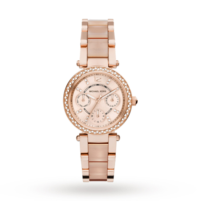 Product Γυναικείο Ρολόι Michael Kors Mk6110 (33mm) Μεταλλικό Μπρασελέ Ροζ Χρυσό base image