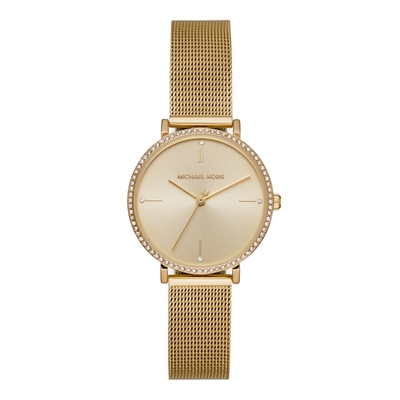 Product Γυναικείο Ρολόι Michael Kors Mk7121 (32mm) Μεταλλικό Μπρασελέ Χρυσό base image