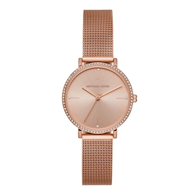 Product Γυναικείο Ρολόι Michael Kors Mk7122 (32mm) Μεταλλικό Μπρασελέ Ροζ base image