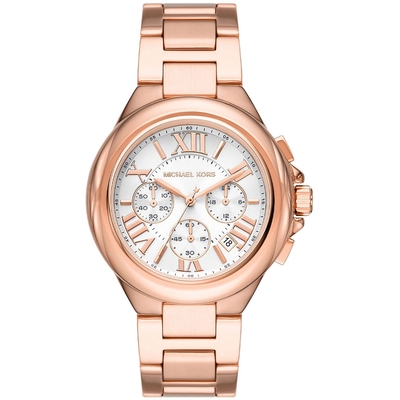 Product Γυναικείο Ρολόι Michael Kors Mk7271 (43mm) Μεταλλικό Μπρασελέ Ροζ base image