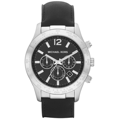 Product Ανδρικό Ρολόι Michael Kors Mk8215 (44mm) Δερμάτινο Λουράκι  base image