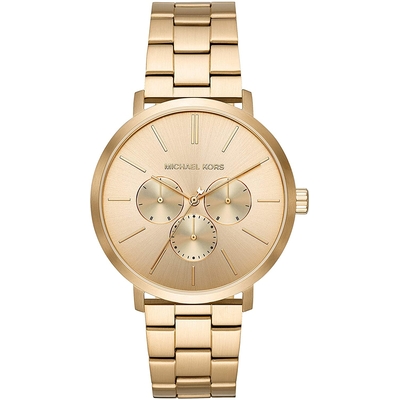 Product Ανδρικό Ρολόι Michael Kors Mk8702 (42mm) Μεταλλικό Μπρασελέ Χρυσό base image