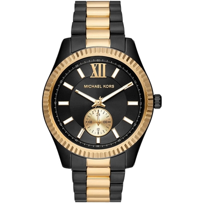 Product Ρολόι Unisex Michael Kors Mk8948 (45mm) Μεταλλικό Μπρασελέ Μαύρο base image
