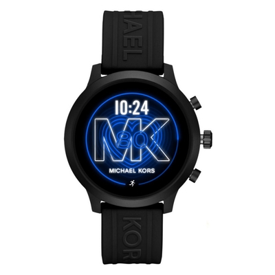 Product Ρολόι Unisex Michael Kors Mkt5072 (43mm) Καουτσούκ Λουράκι Μαύρο base image