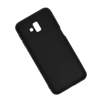 Product Θήκη Κινητού Powertech Silicon Velvet Mob-1128 για Samsung J6 Plus 2018, Μαύρη base image