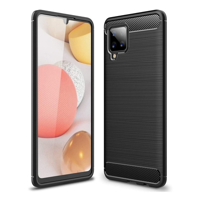 Product Θήκη Κινητού Powertech Carbon Flex MOB-1591 για Samsung Galaxy A42 5G, μαύρη base image