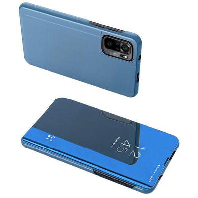 Product Θήκη Κινητού Powertech Clear view MOB-1606, Xiaomi Redmi Note 10/10S, μπλε base image