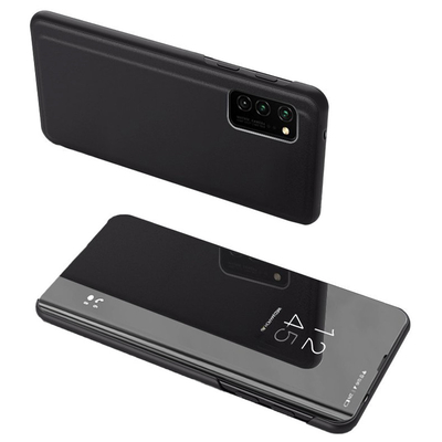 Product Θήκη Κινητού Powertech Clear View MOB-1610 για Samsung Galaxy A02s, μαύρη base image