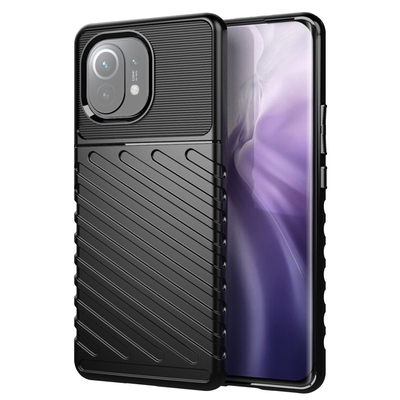 Product Θήκη Κινητού Powertech Thunder MOB-1634 για Xiaomi Mi 11, μαύρη base image