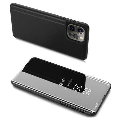 Product Θήκη Κινητού Powertech Clear View MOB-1663 για iPhone 13 Pro Max, μαύρη base image