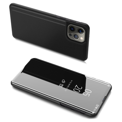Product Θήκη Κινητού Powertech Clear View MOB-1664 για iPhone 13/13 Pro, μαύρη base image