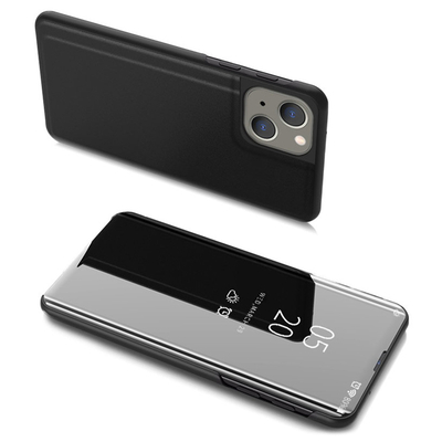 Product Θήκη Κινητού Powertech Clear View MOB-1666 για iPhone 13 mini, μαύρη base image