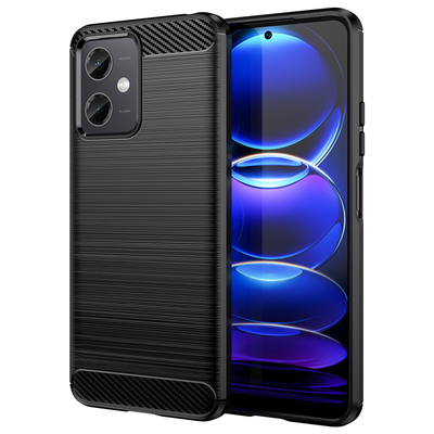 Product Θήκη Κινητού Powertech Carbon MOB-1848 για Xiaomi Note 12 5G/Poco X5, μαύρη base image