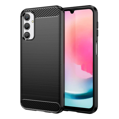 Product Θήκη Κινητού Powertech Carbon MOB-1852 για Samsung Galaxy A24, μαύρη base image
