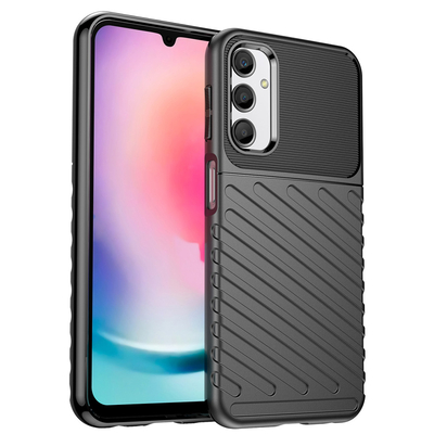 Product Θήκη Κινητού Powertech Thunder MOB-1853 για Samsung Galaxy A24, μαύρη base image