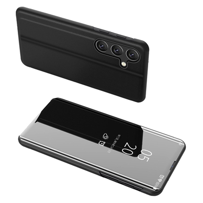 Product Θήκη Κινητού Powertech Clear view MOB-1863 για Samsung Galaxy A24, μαύρη base image