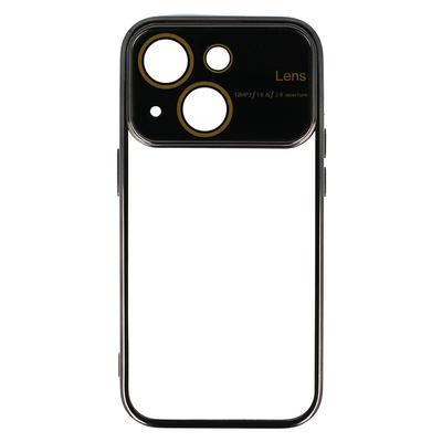 Product Θήκη Κινητού Powertech Electro Lens MOB-1944 για iPhone 15, διάφανη-μαύρη base image