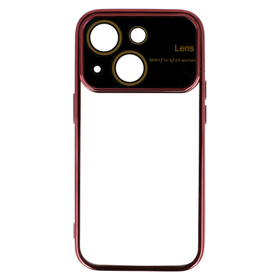 Product Θήκη Κινητού Powertech Electro Lens MOB-1946 για iPhone 15, διάφανη-βυσσινί base image