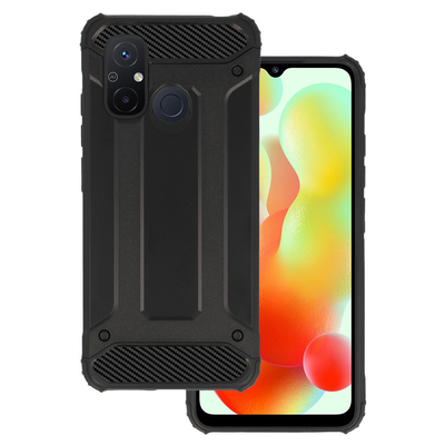 Product Θήκη Κινητού Powertech Armor Carbon Mob-1966 για Xiaomi Redmi 12C/11A, Μαύρη base image