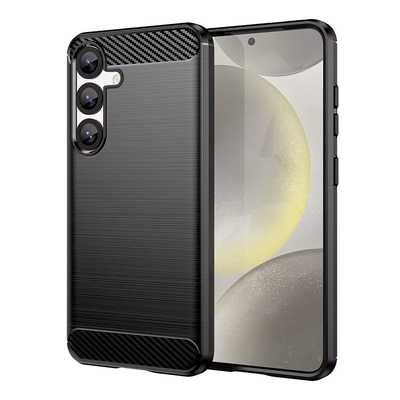 Product Θήκη Κινητού Powertech Carbon Mob-2008 για Samsung S25, Μαύρη base image