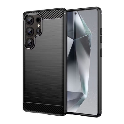 Product Θήκη Κινητού Powertech Carbon Mob-2010 για Samsung S25 Ultra, Μαύρη base image