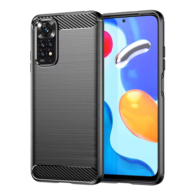Product Θήκη Κινητού Powertech Carbon Mob-2012 για Xiaomi Redmi Note 11/Note 11S, Μαύρη base image