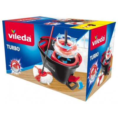 Product Κουβάς με Σφουγγαρίστρα Vileda Turbo Easy Wring + Clean base image