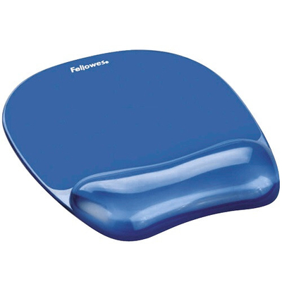 Product Mousepad Fellowes Gel Wrist Rest Crystal Blue base image