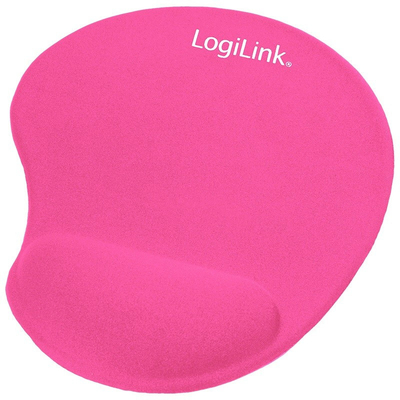 Product Mousepad LogiLink Silcon Wrist pink base image
