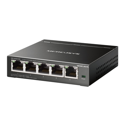 Product Network Switch Mercusys Desktop Ms105Gs-M2, 5X 2.5Gbps Θύρες, Un/1.0 base image