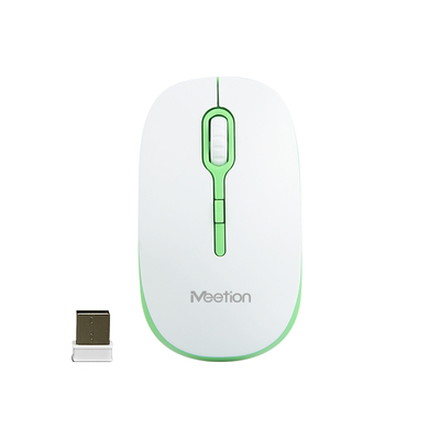 Product Ποντίκι Ασύρματο Meetion MT-R547 2.4G / ʼσπρο + Πράσινο base image