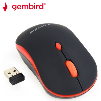 Product Ποντίκι Ασύρματο Gembird OPTICAL Black/RED base image