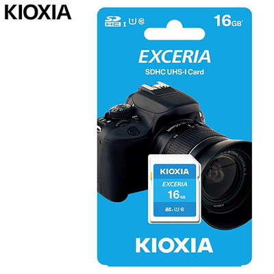 Product Κάρτα Μνήμης SD 16GB Kioxia EXCERIA UHS I 100MBs base image