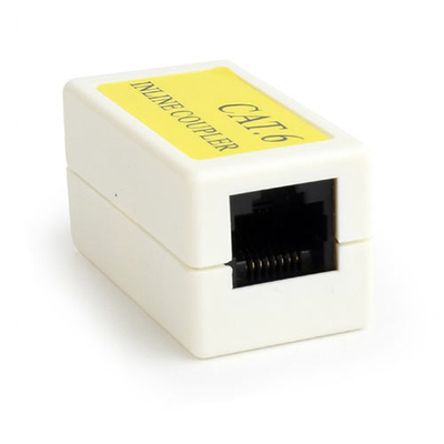 Product Μούφα Δικτύου Cablexpert CAT6 LAN COUPLER WHITE base image