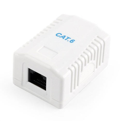 Product Πρίζα Δικτύου Cablexpert CAT6 UTP Single PORT SURFACE MOUNT BOX base image