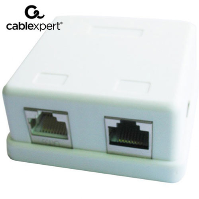 Product Κουτί Δικτύου Cablexpert TWO JACK SYRFACE With 2 CAT5e HALF-SHIELDED base image