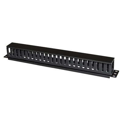 Product Cable Management για Καμπίνες Rack Powertech Netw-0029 19"/1U, Πλαστικό, Μαύρο base image