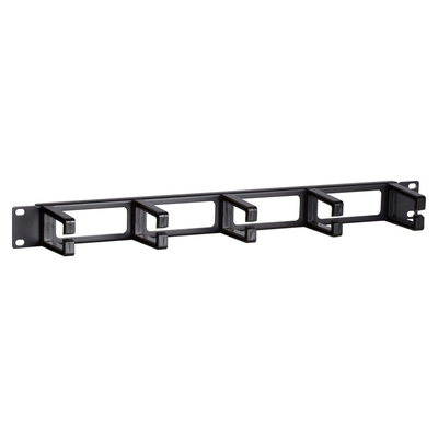 Product Cable Management για Καμπίνες Rack Powertech Netw-0031 19"/1U, 5X Γάντζοι, Μαύρο base image