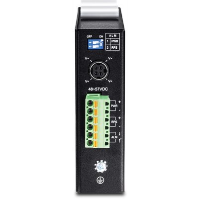 Product Network Switch 6-port Indust. Gbit PoE+ DIN Rail Metal Layer 2 120W base image