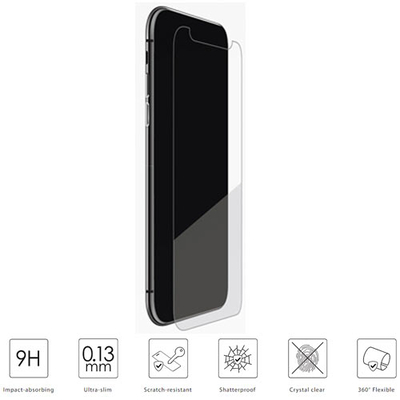 Product Screen Protector Sbox NANO HYBRID GLASS 9H Apple iPhone 11 PRO base image