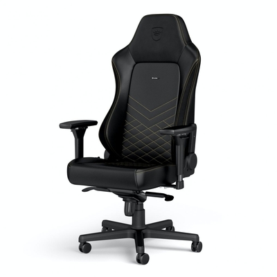 Product Καρέκλα Gaming Kolink Noblechairs HERO - cold foam, steel armrests, 60mm casters, 150kg - black/gold base image