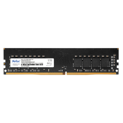 Product Μνήμη RAM Σταθερού DDR4 8GB Netac UDIMM NTBSD4P26SP-08, 2666MHz, CL19 base image