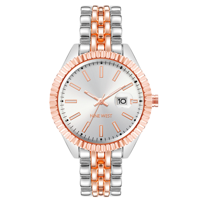 Product Γυναικείο Ρολόι Nine West Nw-2661Svrt (34mm) Μεταλλικό Μπρασελέ Πολύχρωμο base image