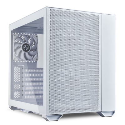 Product Κουτί Η/Υ Lian Li O11 AIR MINI White ATX / M-ATX with 3 standard Fans (front 120mmx2, rear 120mmx1) base image