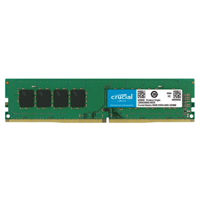 Product Μνήμη RAM Σταθερού DDR4 8GB Crucial CB8GU2666 1 x 8GB 2666 MHz base image