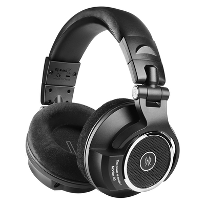 Product Headset OneOdio Monitor 80, 6.35mm & 3.5mm σύνδεση, Hi-Res, 40mm, μαύρο base image