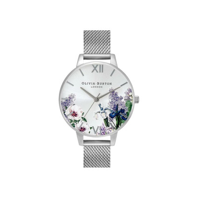 Product Γυναικείο Ρολόι Olivia Burton Ob16Fs107 (34 mm) Μεταλλικό Μπρασελέ Ασημί base image