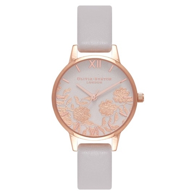Product Γυναικείο Ρολόι Olivia Burton Ob16Mv69 (30mm) Δερμάτινο Λουράκι Ασημί base image